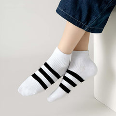 MOMISY 5 Pairs Baby Girl Boys Toddlers Infant Ankle Stretch Tube Socks (Multicolour, 3 Years-5 Years)