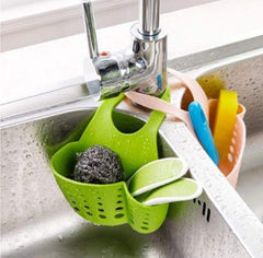 SYGA 1 Piece Kitchen Bathroom Sponge Soap Water Draining Hanging Holder,Random Color