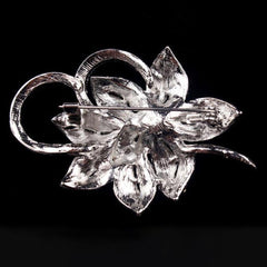SYGA Brooch Pearl Fashion Crystal Rhinestone Jewellery Pin Vintage Accessories Decoration Clothing Brooches for Bridal Women Girl - Pearl White