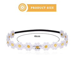 SYGA Baby Soft & Thin Headband Elastic & Stretchable Hairband for Newborns, Infants, Toddlers, and Kids 0-3 Years (Black)