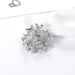 SYGA Brooch Pin Fashion Crystal Rhinestone Jewellery Pin Vintage Clothing Accessories Decoration Blue Diamond Brooches For Women- S260