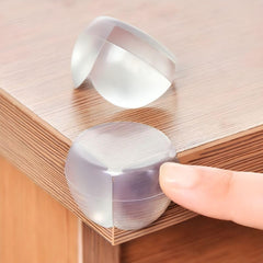 SYGA Set of 12 Transparent Round Baby Safety Corner Gaurd Baby Proofing Corner Protector