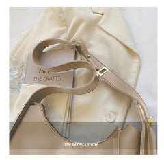 SYGA Fashion Small Bag Women's Bag Popular Shoulder Messenger Bag (DarkCream)