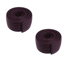 SYGA Set of 2 Brown Baby Lining Strip Edge Guard Cushion Corner Cover tape Infant Bump Protector