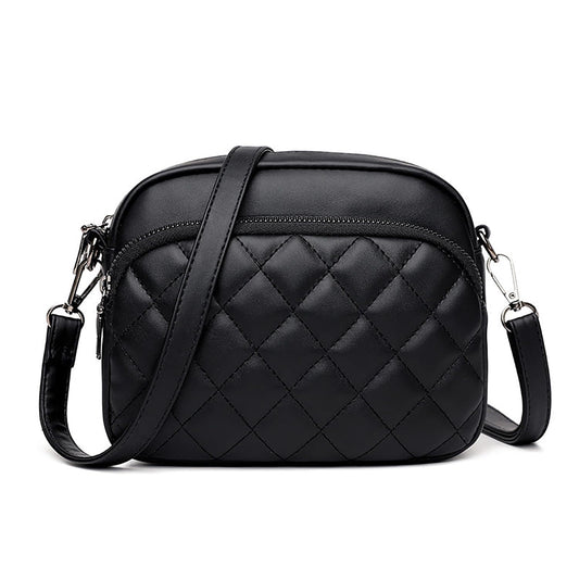 SYGA Women's Crossbody Bags,Single Shoulder Small Bags With Chex Design(Black)