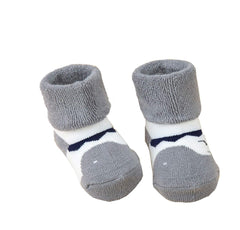 SYGA Set of 3 Baby Warm Thick Turn Cuff Ankle Socks Cotton Soft Warm Winter Socks for 12-36 Months Child(Medium) (Rendom Design) for 12-36 Months Child