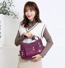 SYGA Women's Small Crossbody Bag, Waterproof Nylon,Sling Bag(Purple)