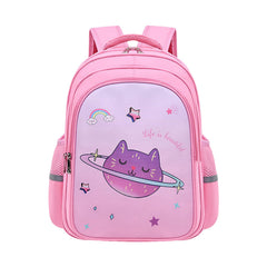 SYGA Kids School Bag Cute Cate Design, Lightweight Backpack for Elementary school students (Pink)