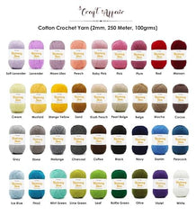 Craft Affair | Knitting Nest Acrylic Yarn (200 Meter, 100 Grams, 2mm) / Woolen Yarn/Acrylic Yarn for Knitting and Crocheting-Olive