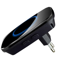 SYGA Doorbell Wireless Household Battery Type DC Full Battery Unplugged Wireless Doorbell One Drag One Waterproof(SQUARE-ONE-TRANSMITER)