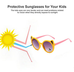 SYGA Kids Goggles, Modern Stylish Eyewears for Boy's and Girls, Cat Style - Black