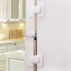 SYGA Child Safety Locks,White- Refrigerators Fridge,Freezer, Doors, Cabinet, Drawers, Baby Proof Locks Latches Catch Toddler Baby Safety -Set of 2