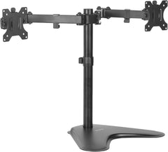 Jin Office Dual Monitor Stand | fits 13-32 inch Monitor - Upto 8 kg Weight Capacity | Height Adjustable Monitor Arm | Dual Monitor Stand for Desk
