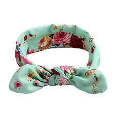MOMISY Girl's Headbands Turban Knotted Synthetic Hairband for Girls-4 Piece