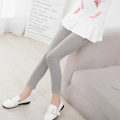 SYGA Girls Leggings, Soft & Stretchable Cotton Infant Toddler Leggings, Suitable for All Seasons, Size 11-12 Years(Pink)