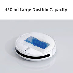 MI Xiaomi Robot Vacuum-Mop 2i, 2200 Pa Powerful Suction, 450 mL Large-Capacity Dustbin, Electronically-Controlled 270 mL Water Tank, Controls remotely via app, Alexa/GA Enabled, White