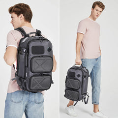 SYGA outdoor Rucksack backpack Unisex multi-functional short-distance travel bag large-capacity waterproof Unisex backpack 35L capacity (Black)