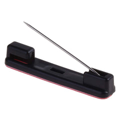 SYGA 100 Pices Self-Adhesive Bar Office Safety Pins for ID Badge Crafting (Black)