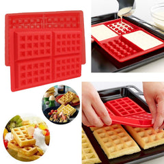 SYGA Silicone Baking Round & Square Waffles Mould Muffin Pans Baking Moulds