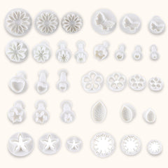 SYGA Flower Fondant Cake Sugarcraft Decorating Kit Combos (Cookie Cutter) set of 33