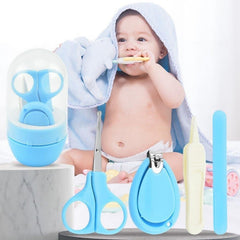 SYGA Baby, Infant and Toddler Grooming Kit with Scissors - Unique Baby Shower Gift for Girls and Boys (Blue)