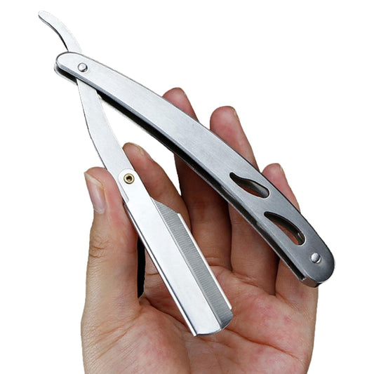 SYGA Barber Stainless Steel Straight Edge Barber Razor Folding Shaving Shaver for Men