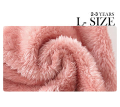 MOMISY Unisex Baby Girls Boys Faux Fur Sleeveless Vest Coat Lightweight V-Neck Short Gilet for Toddler (1 to 2 Years, Pink)