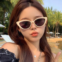 SYGA Women Cat-Eye Sunglasses For High-End Fashion Sunglasses For Men And Women Sun Protection (Pink)