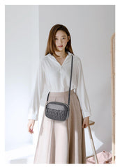 SYGA Women Small Bag Cross-Border Foreign Diamond Shoulder Bag(Grey)