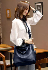 SYGA 2 Piece Women's Bag,Clutch Bag,Cross-Border Portable PU Shoulder Casual Bag (BROWN)