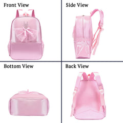 SYGA Girls Ballet Dance Theam Schoolbag, large capacity, Breathable Backpack For Training Class And Primary School Students (Pink)