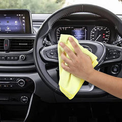 Momisy Microfiber Cleaning Cloths, 30 x 30 cm, Multi-Purpose Wash Cloth for Kitchen Car Window, Assorted Colours, Pack of (12)