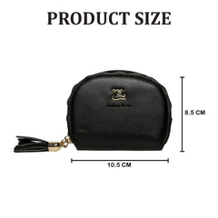 MOMISY PU Leather Women's Credit Debit Card Holder Money Wallet Purse Clutch (11 Slots Black)