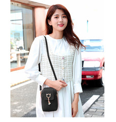 SYGA Mobile Phone Bag White Ladies Bags Ladies Shoulder Bag Small Bag One Piece