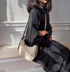 SYGA Fashion Small Bag Women's Bag Popular Shoulder Messenger Bag (DarkCream)