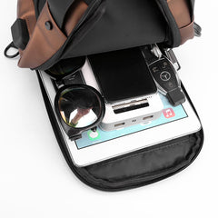 SYGA Men & Women Motorcycle Bag Code Anti-Theft Chest Bag Men's Bag Shoulder Bag Sports Waist Bag Casual(Light Brown)