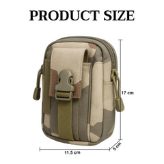MOMISY Waist Bag, Fanny Pack, Chest Pouch for Men Women Boys Girls (Sansaha Camouflage, 17 * 11.5 * 5 cm)