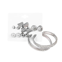 SYGA 6 Pair Fashion Earring Set, Assorted Styles, For Girls, Boys