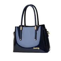 SYGA Handbag for Women Glossy Finish Shoulder Bag with Zipper Closure For Daily Use