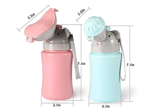 SYGA Portable Baby Potty Urinal Emergency Toilet for Camping Car Travel and Kid Potty Pee Training (Blue)