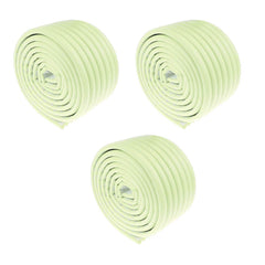SYGA Set of 3 White Baby Lining Strip Edge Guard Cushion Corner Cover tape Infant Bump Protector