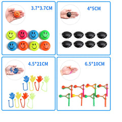 SYGA 150 Pcs Small Party Favor Prizes for Kids Boys Girls - Carnival Prizes Treasure Box Toys for Birthday Carnival, Bulk Party Toy Assortment for Classroom