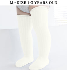 SYGA Baby Socks Soft & Cozy Cotton Blend Socks for Infants and Toddlers Size-S Suitable For 0-1 Years old(Light Blue)