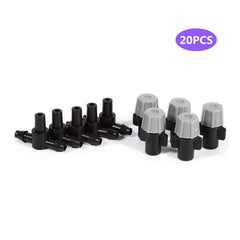 SYGA Sprinkler Heads Nozzle Tee Joints for Misting Watering 20pcs