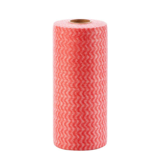 Syga Mutipurpose Non Wooven Fabric Disposable Handy Wipe Cleaning Cloth Roll (Random Colours, Standard Size)