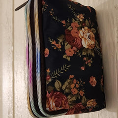 MOMISY Women's Girls Clutch | Zipper | Ladies Purse Wallet Girls (Rose)