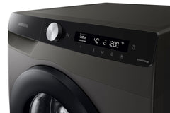 Samsung 8 kg, 5 star, AI Control, AI Eco Bubble, Wi-Fi, Digital Inverter, Motor, Fully-Automatic Front Load Washing Machine (WW80T504DAX1TL, Hygiene Steam, Inox)