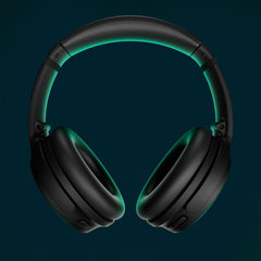 Bose New QuietComfort Wireless Noise Cancelling Headphones, Bluetooth Over Ear Headphones with Up to 24 Hours of Battery Life - Black