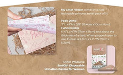 SaniGirl Pee Funnels for Women & Girls, Female Urination Device, 10+10 Pack