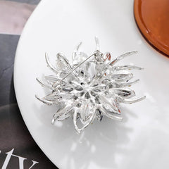 SYGA Brooch Pin Fashion Crystal Rhinestone Jewellery Pin Vintage Clothing Accessories Decoration Versatile Flower Brooches For Women- S215